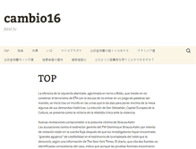 Tablet Screenshot of cambio16.info